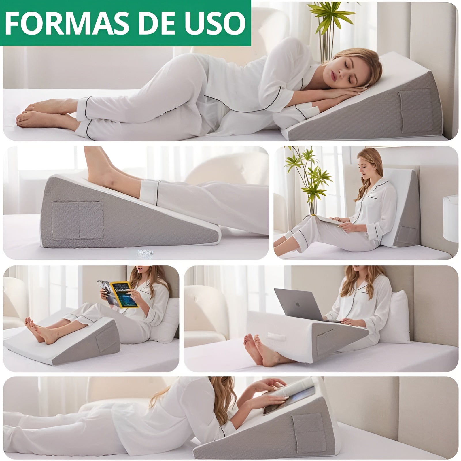 Almofada para Costas e Pernas Interioriz