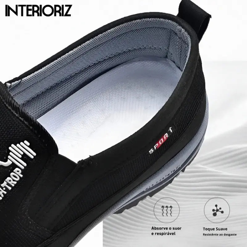 Kit Conforto Total: Tênis Ortopédico + 3 Pares de Meias Compressiva Grátis