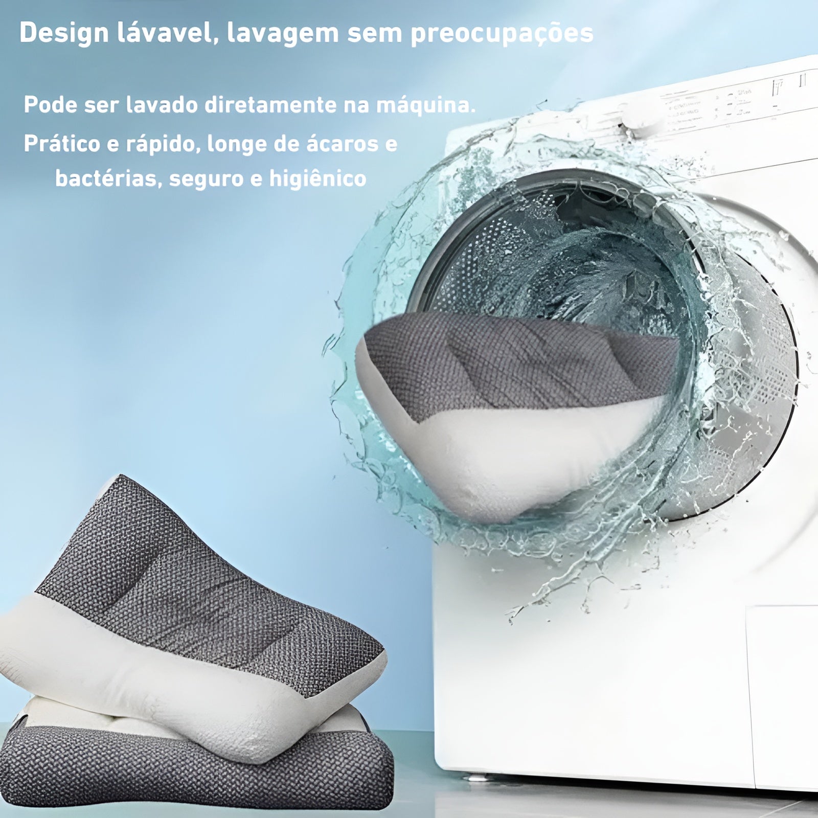 Travesseiro ortopédico Ergonômico ConfortSleep Interioriz