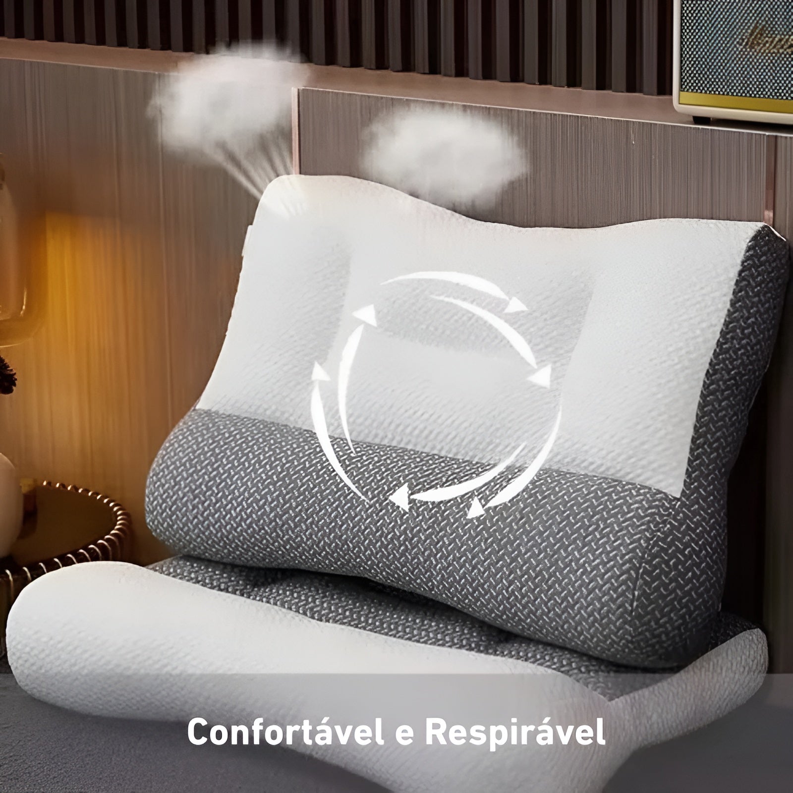 Travesseiro ortopédico Ergonômico ConfortSleep Interioriz